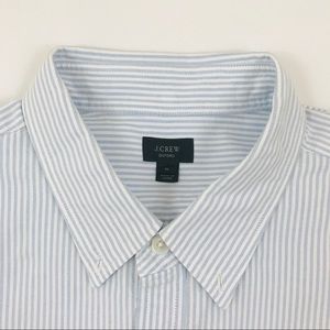 J. Crew Men’s University Stripe Print Button Up